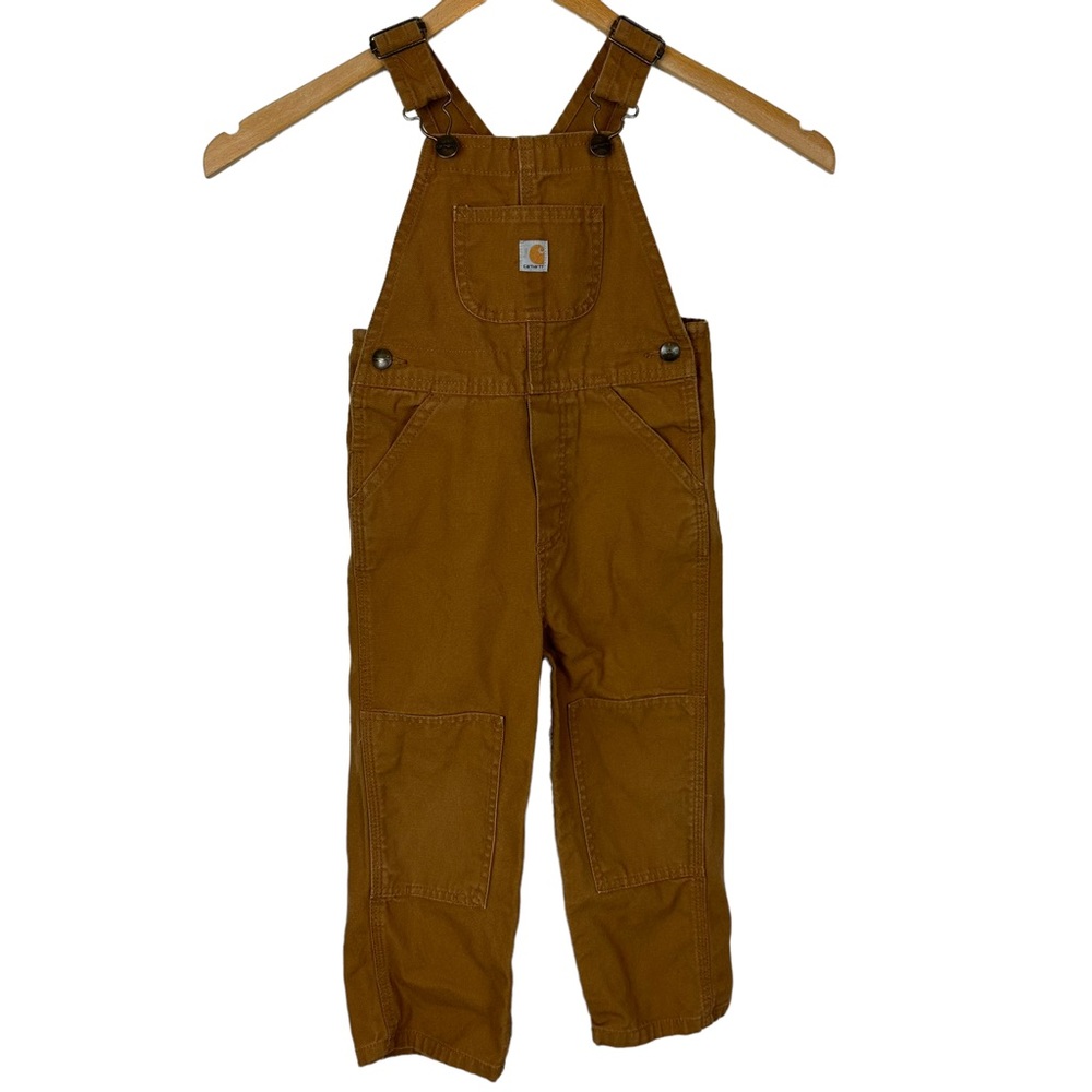 Carhartt 100% Cotton Duck Canvas Bib Overalls 3T